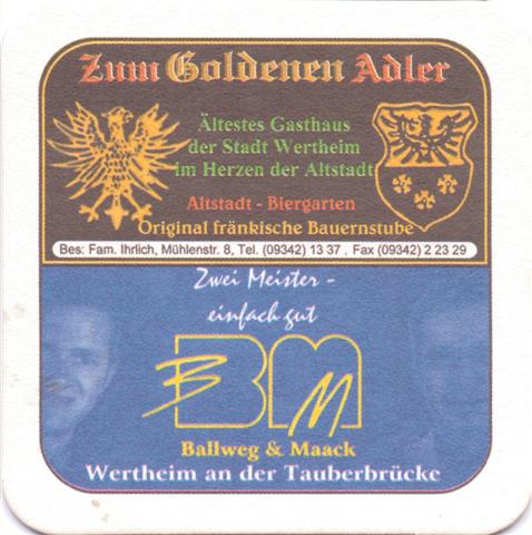 wertheim tbb-bw goldenen adler 1a (quad185-u bm)